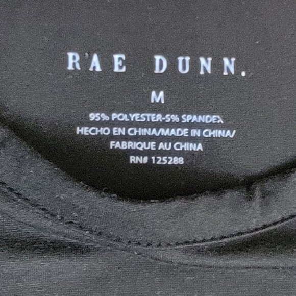 Rae Dunn Black Orange Boo Long Sleeved Tee - M - Picture 6 of 7